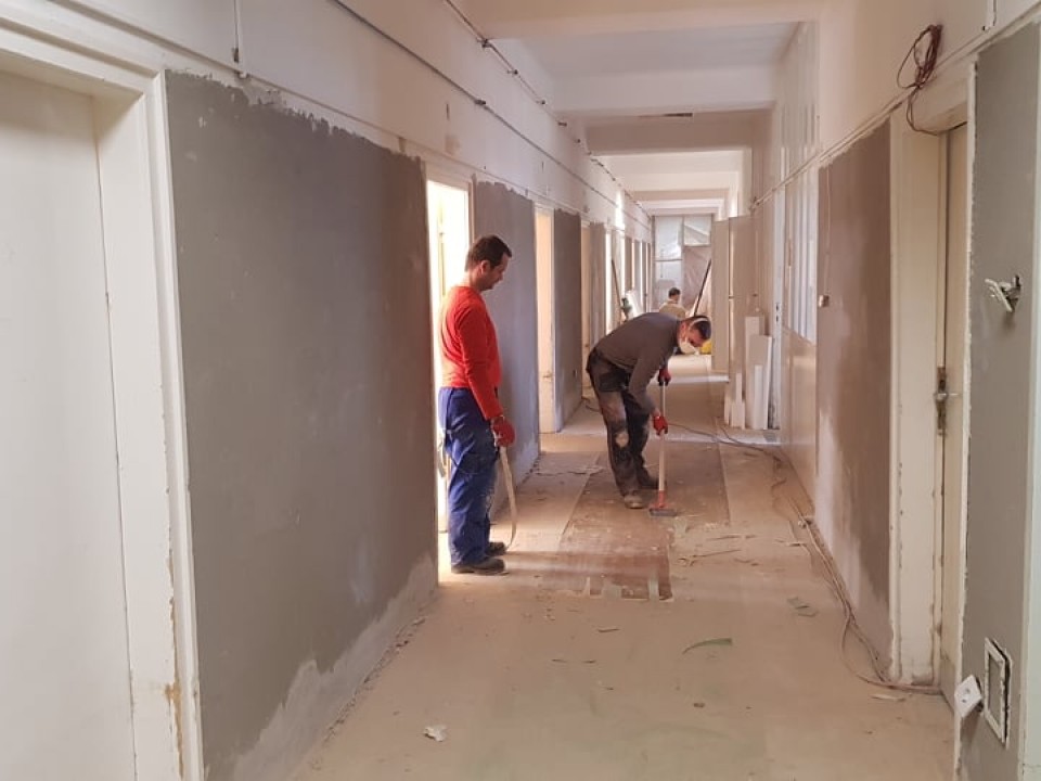 Megszépül a Sóstói úti kórház - Gőzerővel folyik a munka