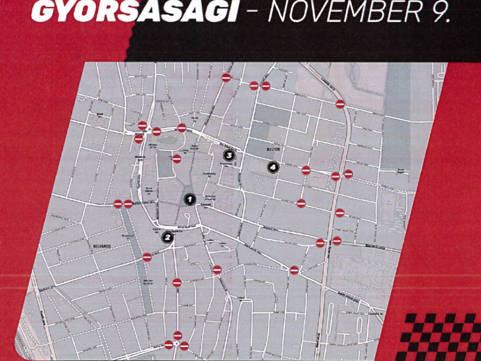 17 órakor kezdődik az I. Nyíregyházi Rally  - További időpontok itt!