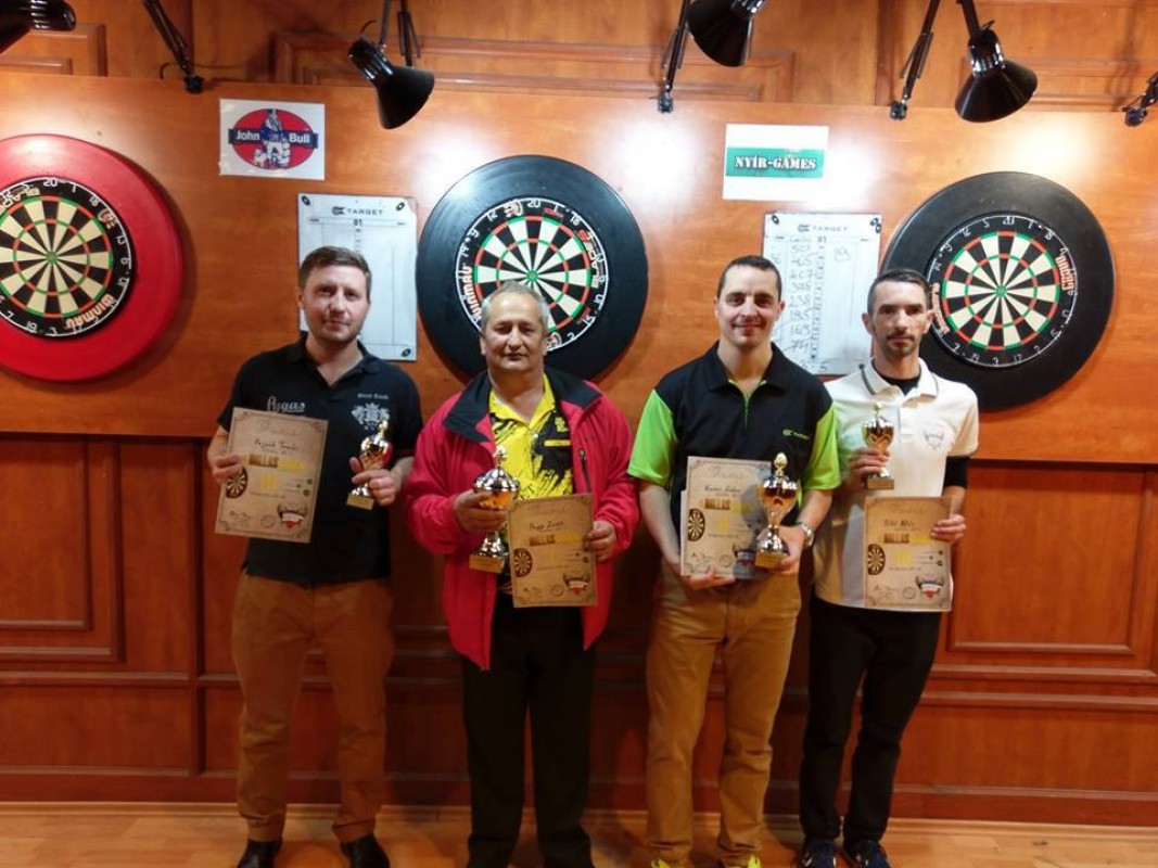 Újabb nagyversenyt szervezett a Nyíregyházi Darts Club