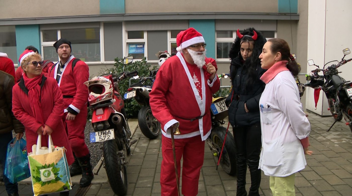 Motoros Mikulások lepték el Nyíregyházát - Ki találkozott velük?