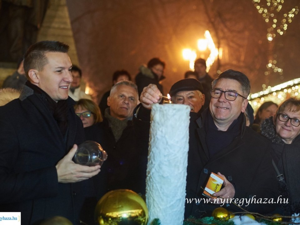Meggyújtották a második gyertyát is Nyíregyháza adventi koszorúján - Ezek a programok várnak a héten