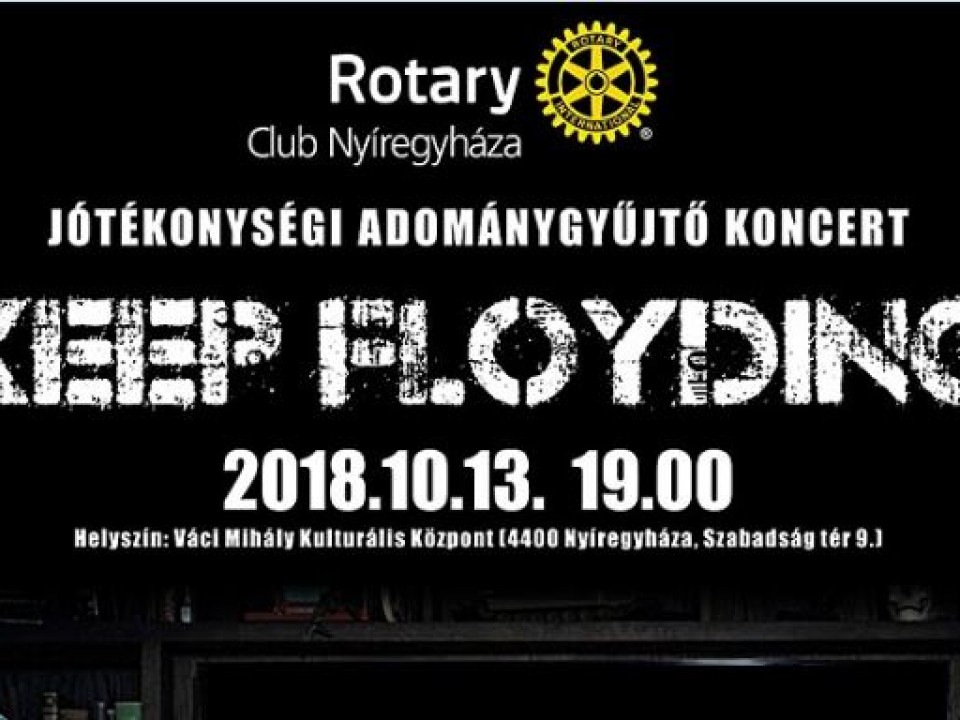Keep Floyding - Jótékonysági adománygyűjtő koncert
