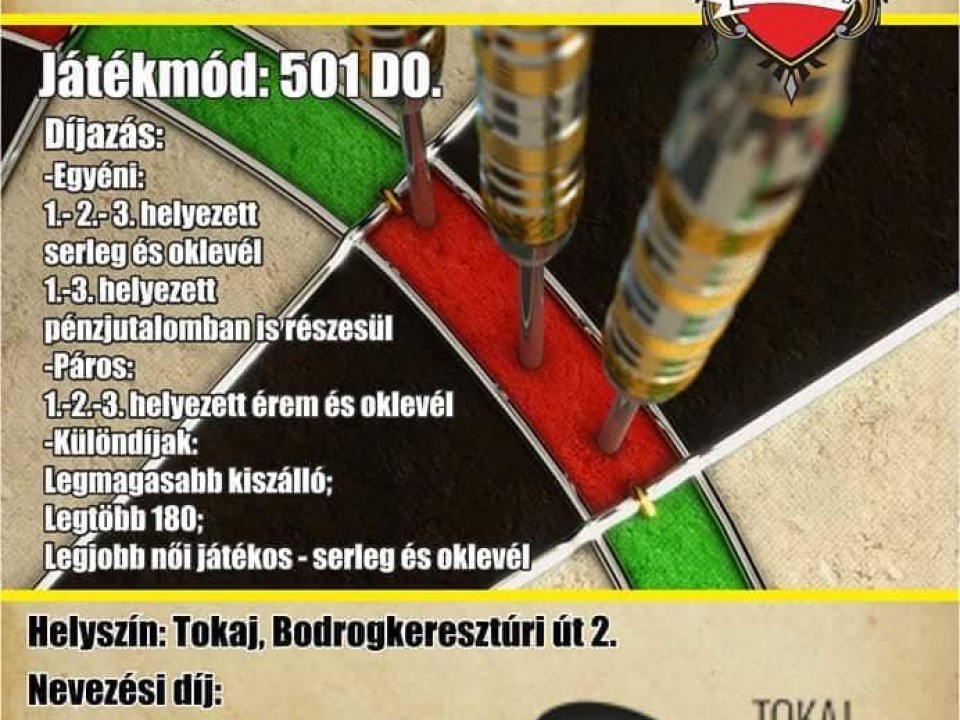 Újabb eseményre vár a Nyíregyházi Darts Club
