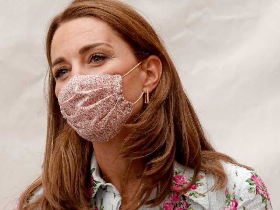 Katalin hercegné egy nap alatt új szintre emelte a szájmaszk divatot