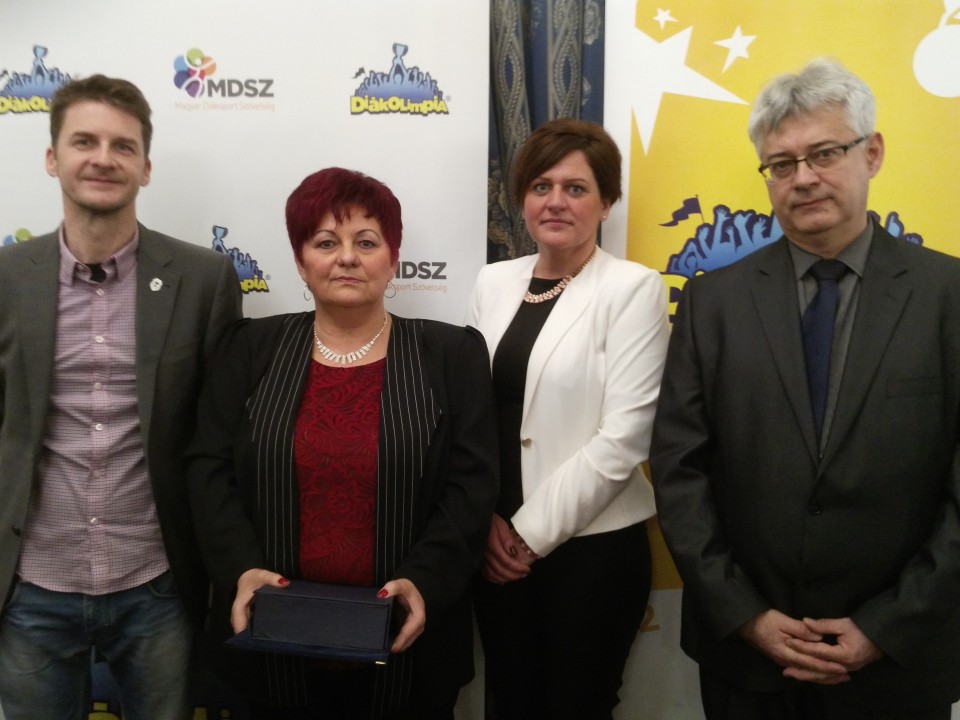 Nyíregyházi testnevelő is kapott díjat