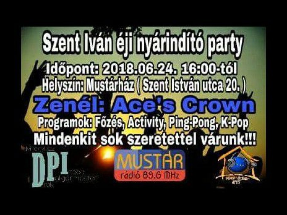Nyárindító party a Mustárházban