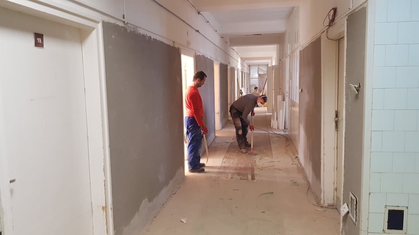 Megszépül a Sóstói úti kórház - Gőzerővel folyik a munka