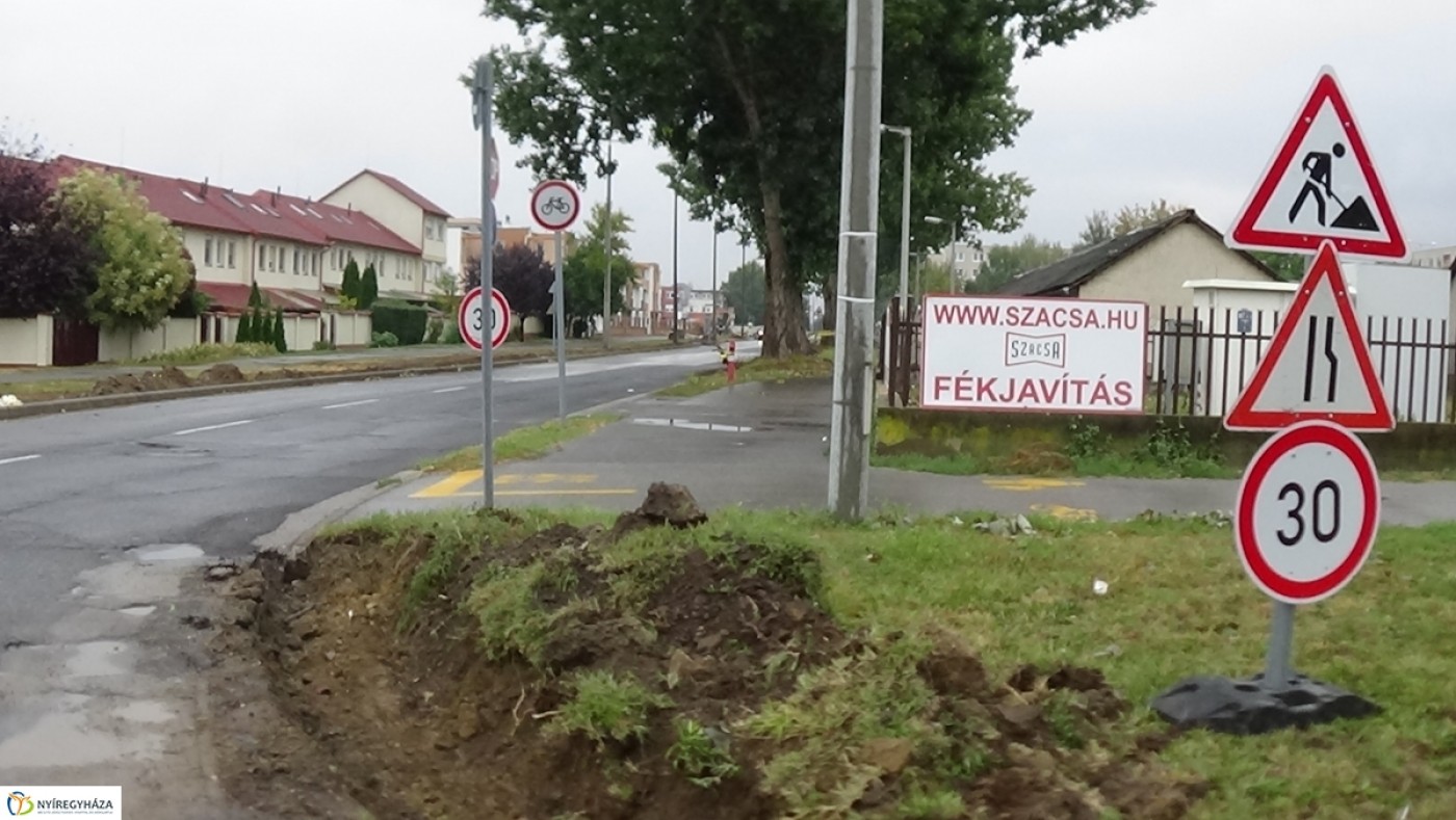 A Szalag utca is megújúl 
