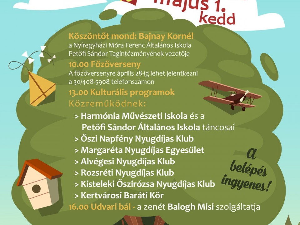 Majális Borbányán!