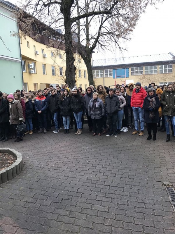 A Kölcsey Ferenc Gimnázium diákjai is megemlékeztek a magyar kultúra napjáról