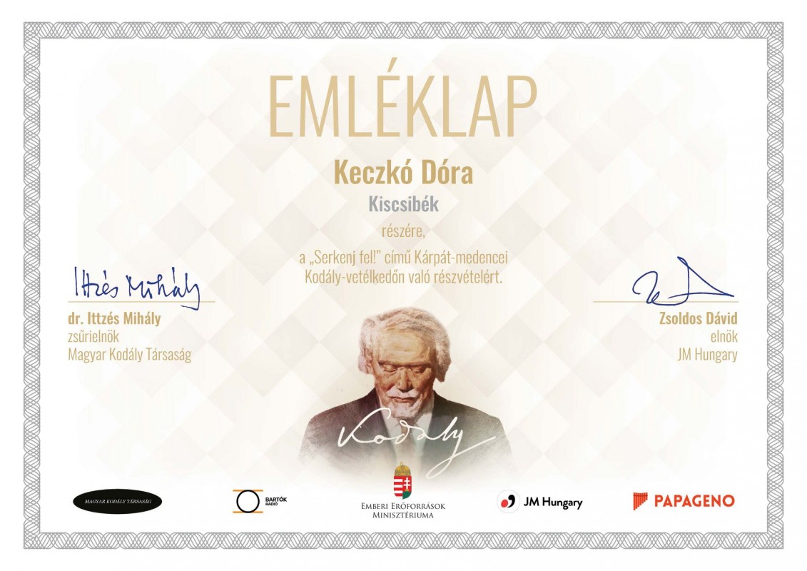 Zeneelméleti díjeső a Zrínyiben