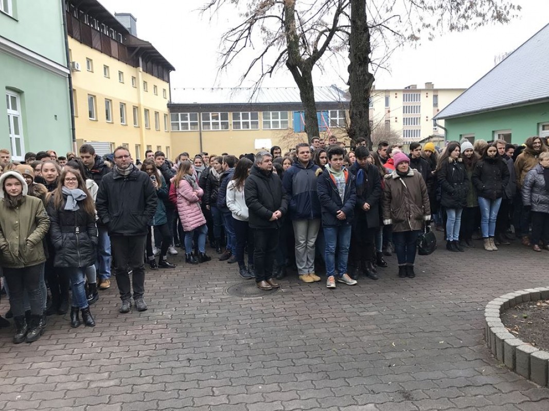 A Kölcsey Ferenc Gimnázium diákjai is megemlékeztek a magyar kultúra napjáról