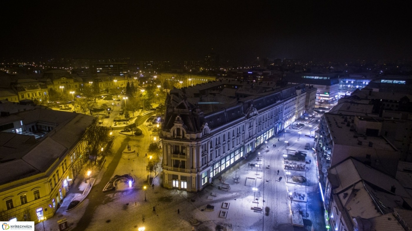Havas drónfelvételek a belvárosról