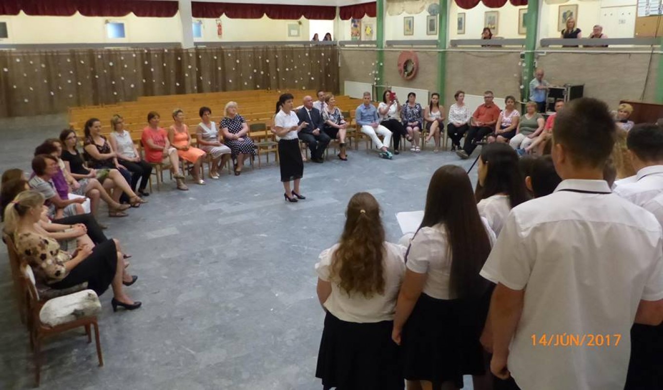 Búcsúzott az Aranyból a nyolcadik évfolyam