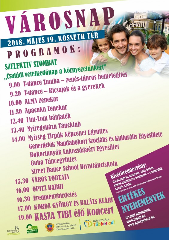Ma kezdődik a Városnap! Holnap a Szelektív Szombattal is kiegészül!