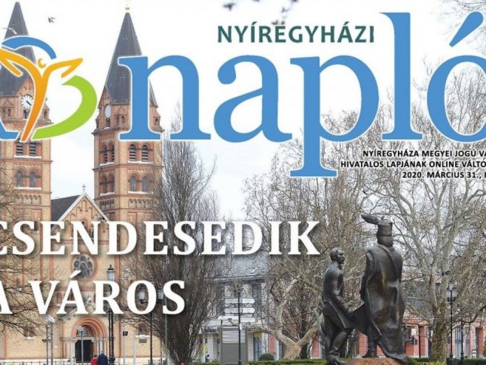 Olvassa a keddi Nyíregyházi Naplót, digitálisan!