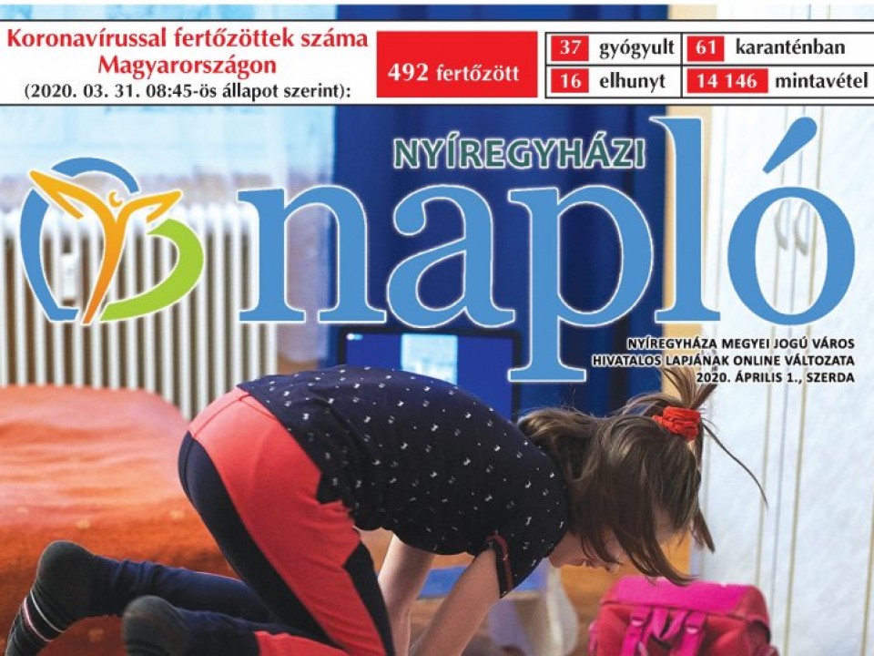 Olvassa a szerdai Nyíregyházi Naplót, digitálisan!
