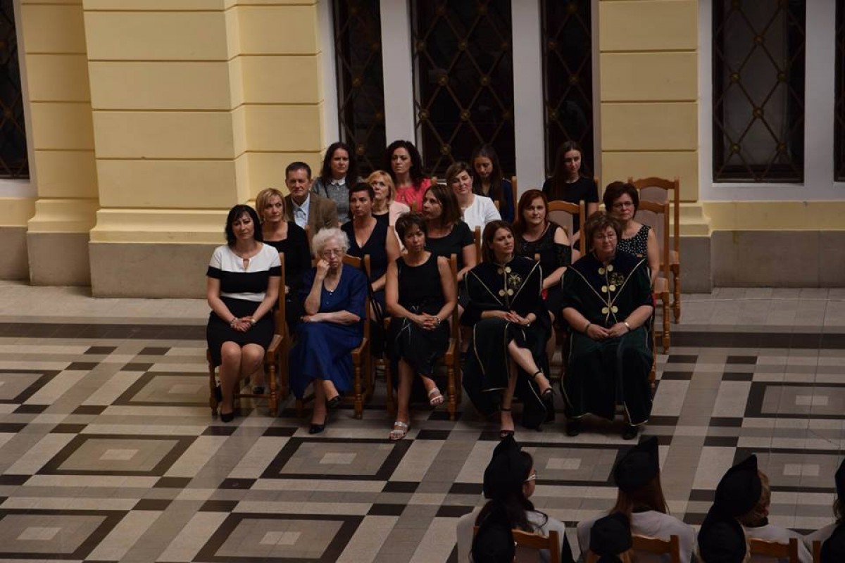 Diplomaosztó a Debreceni Egyetem Egészségügyi Karán