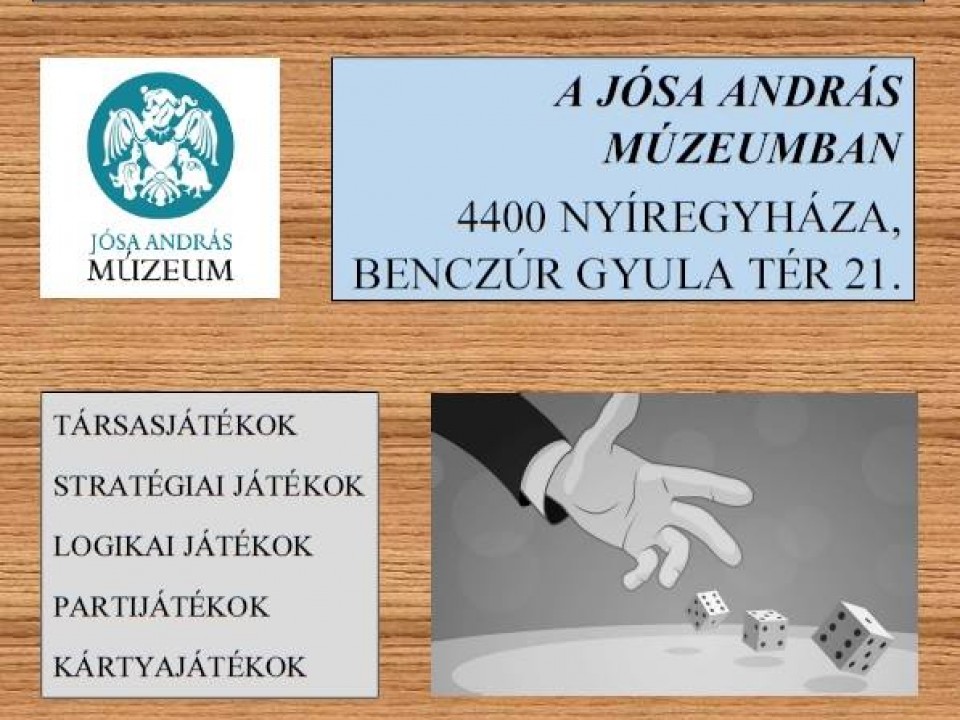 Családi társasjátéknap a Jósa András Múzeumban