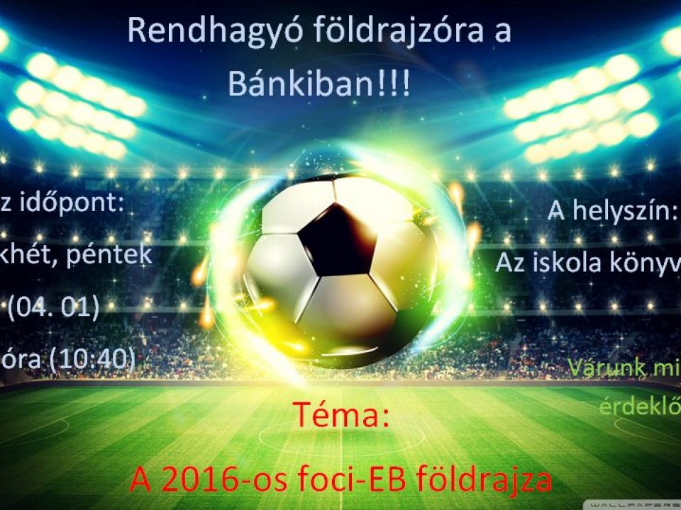 Rendhagyó földrajzóra