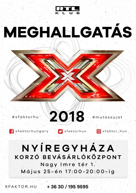 X-Faktor meghallgatás Nyíregyházán