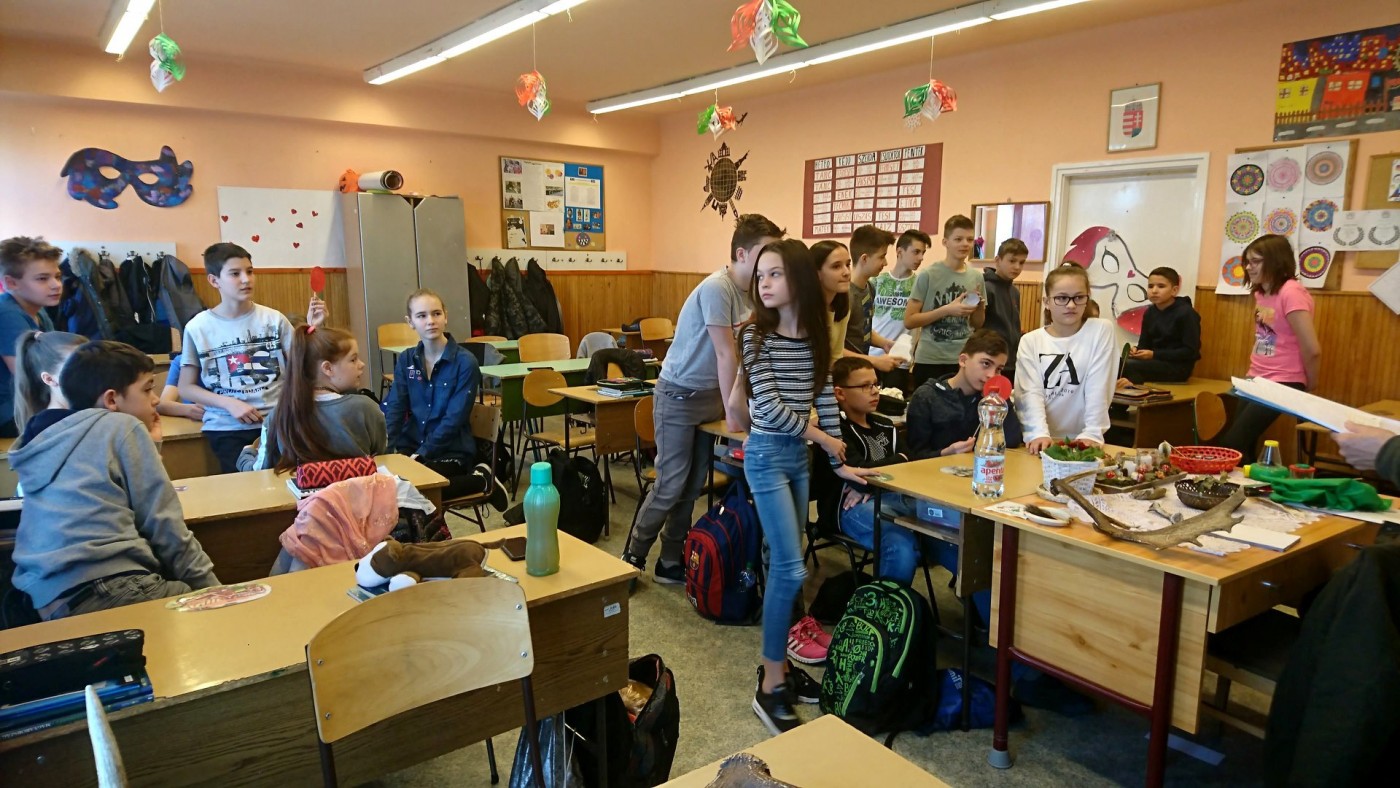 Erdőt hozott az Arany János Iskolába