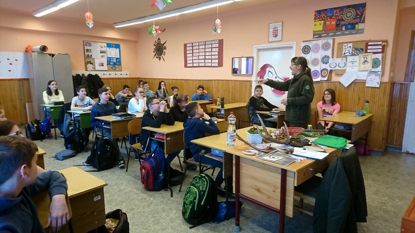 Erdőt hozott az Arany János Iskolába