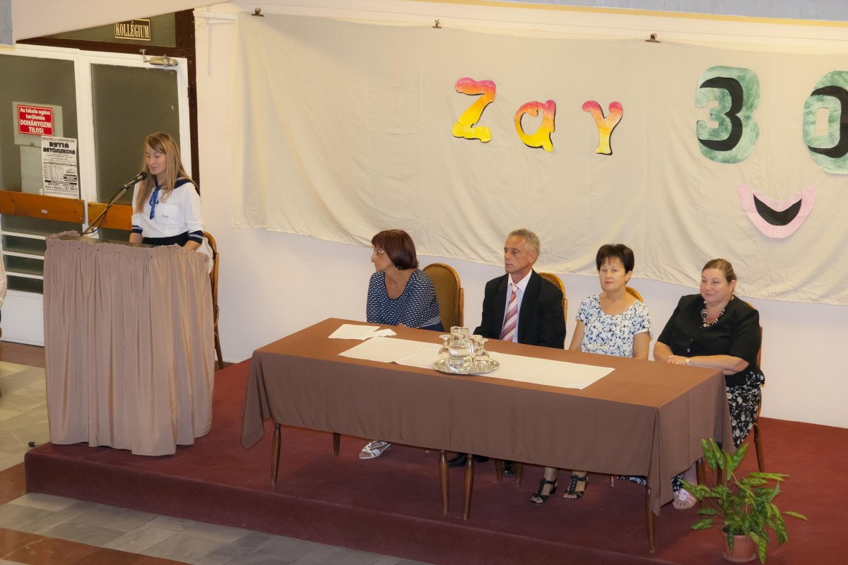 Évnyitó ünnepség a Zayban