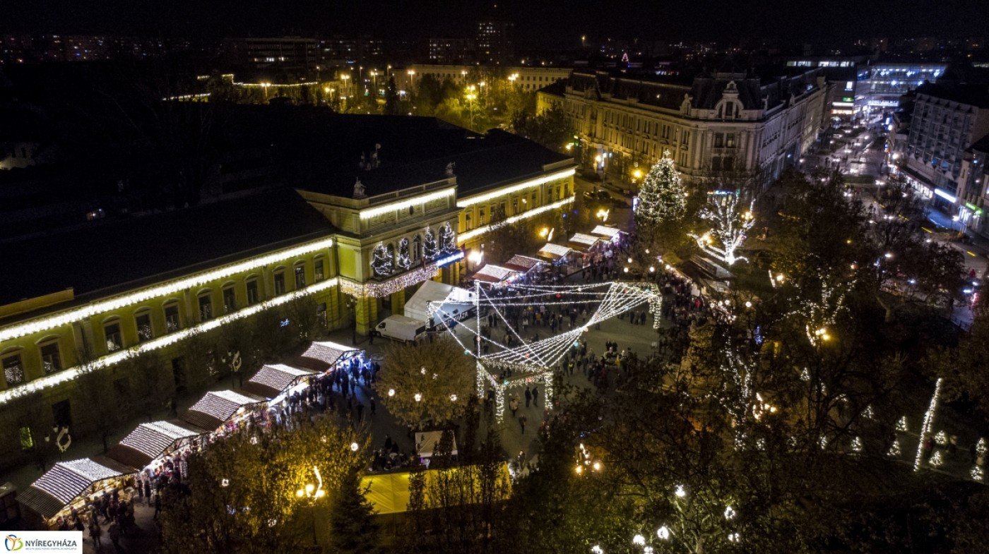 Nézd meg az adventi forgatagot a magasból!