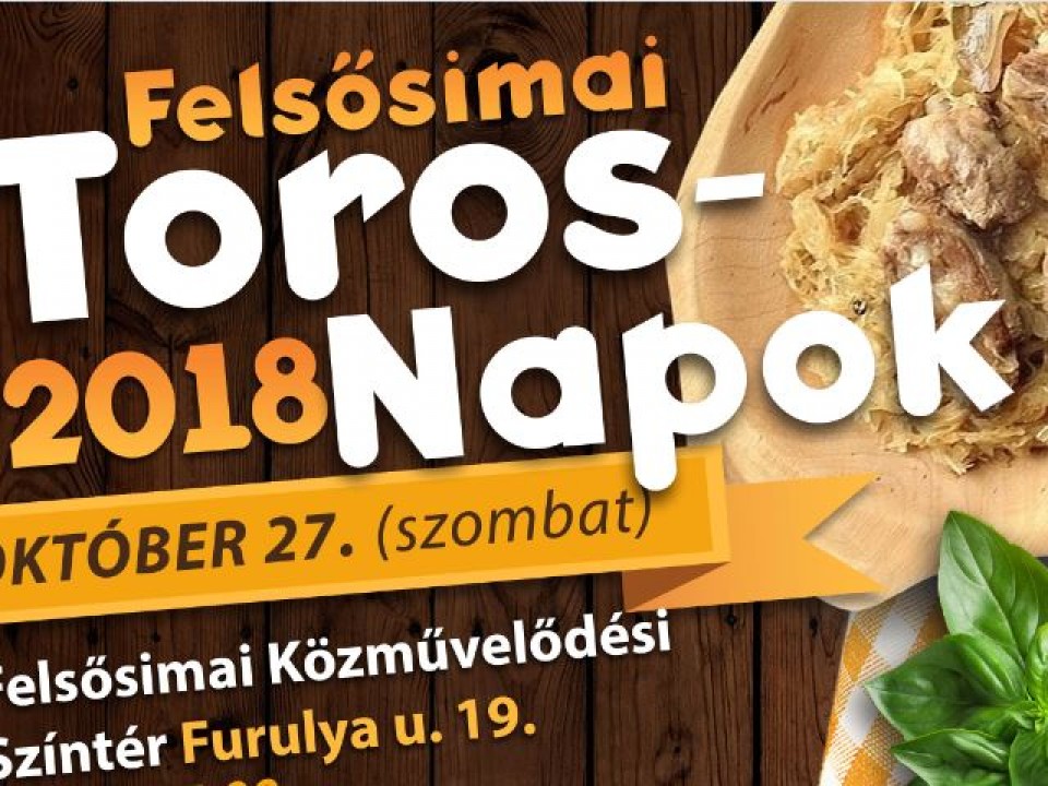 Felsősimai Toros Napok!