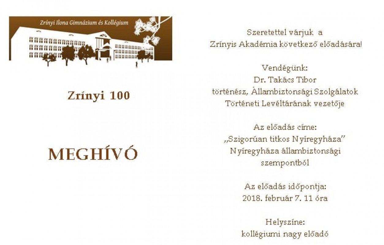 Újra Zrínyis Akadémia