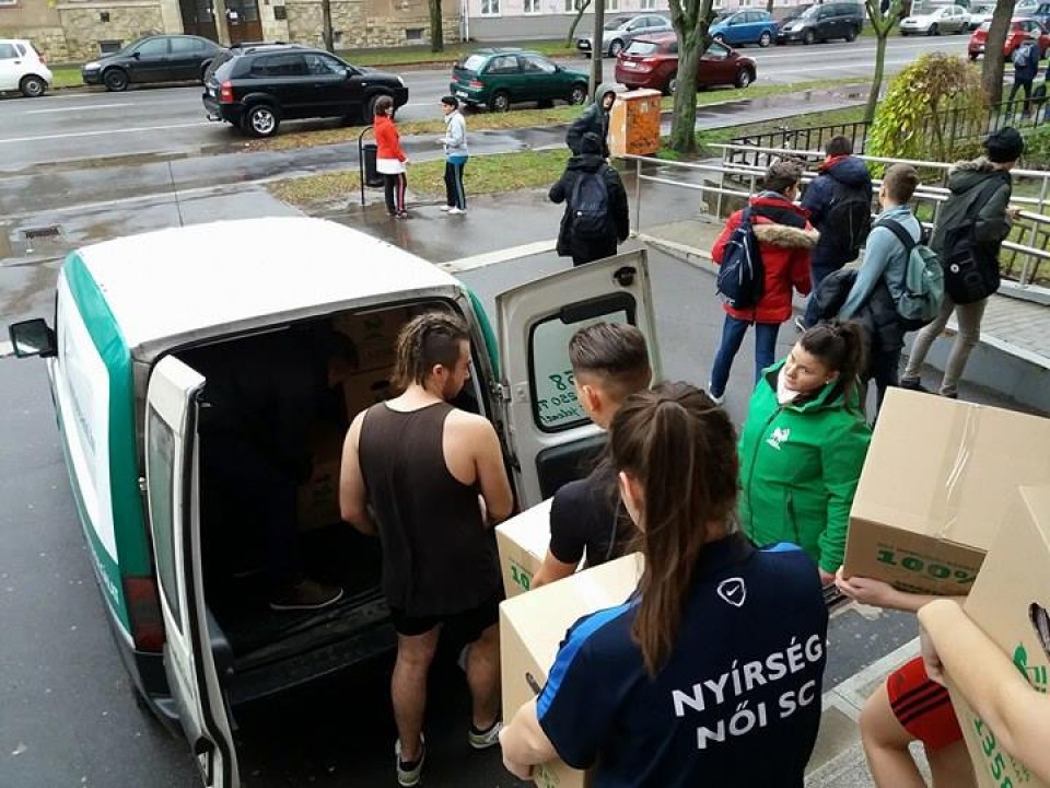 A Református Szeretetszolgálatnak gyűjtöttek a zrínyisek