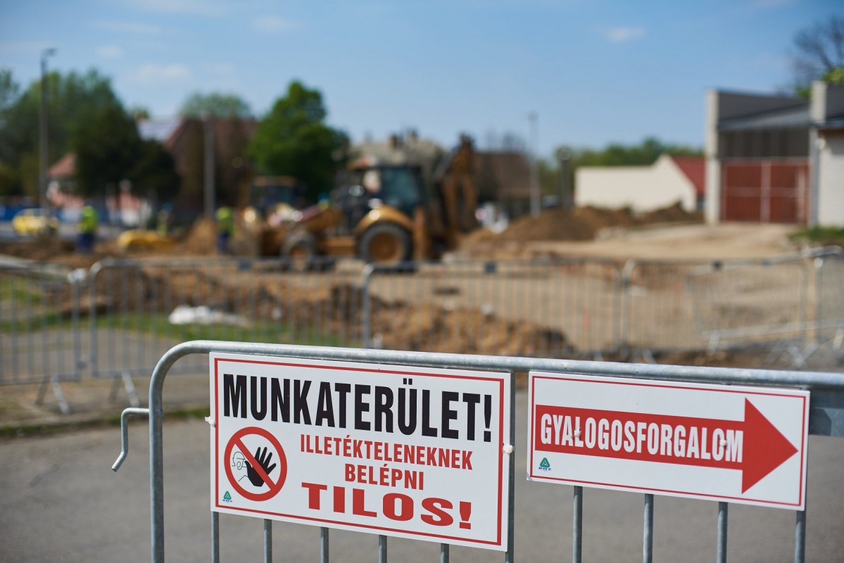Idén tovább folytatódnak az örökösföldi út-, és csomópontfejlesztések