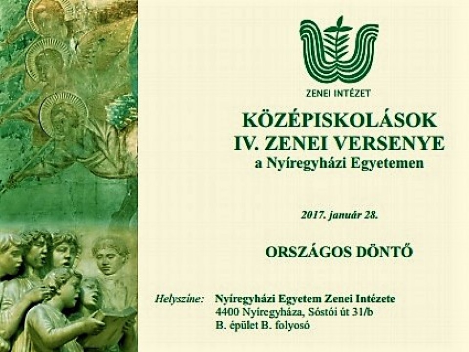 KÖZÉPISKOLÁSOK ZENEI VERSENYE