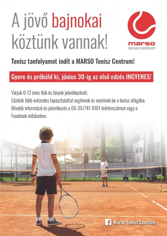 Gyere és próbáld ki Te is a teniszt!