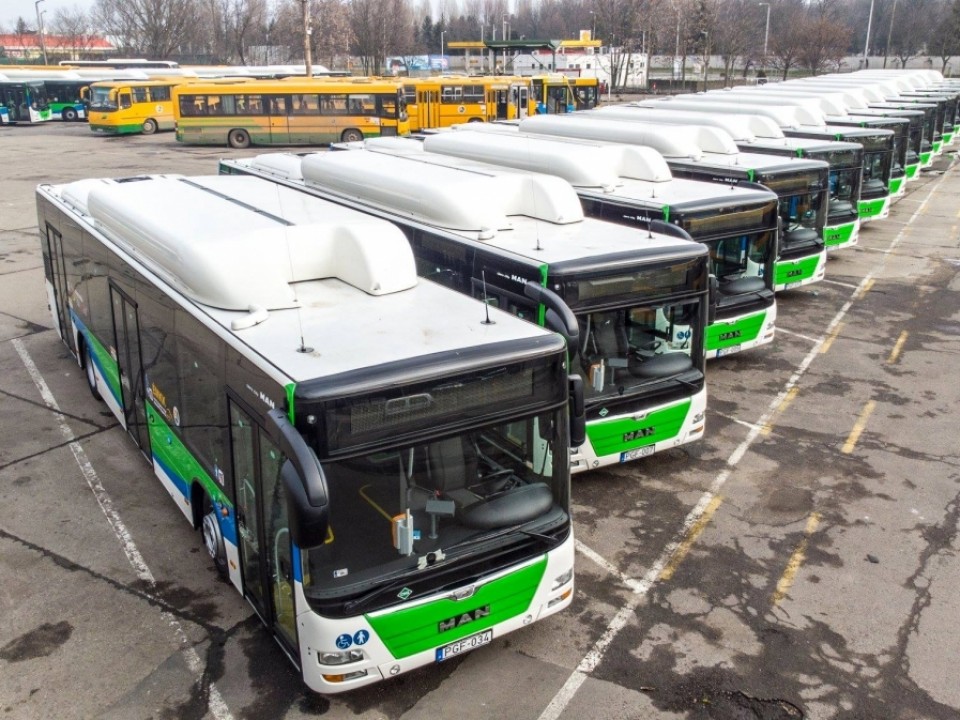 Drónvideó az új buszokról! Hamarosan forgalomba állnak!
