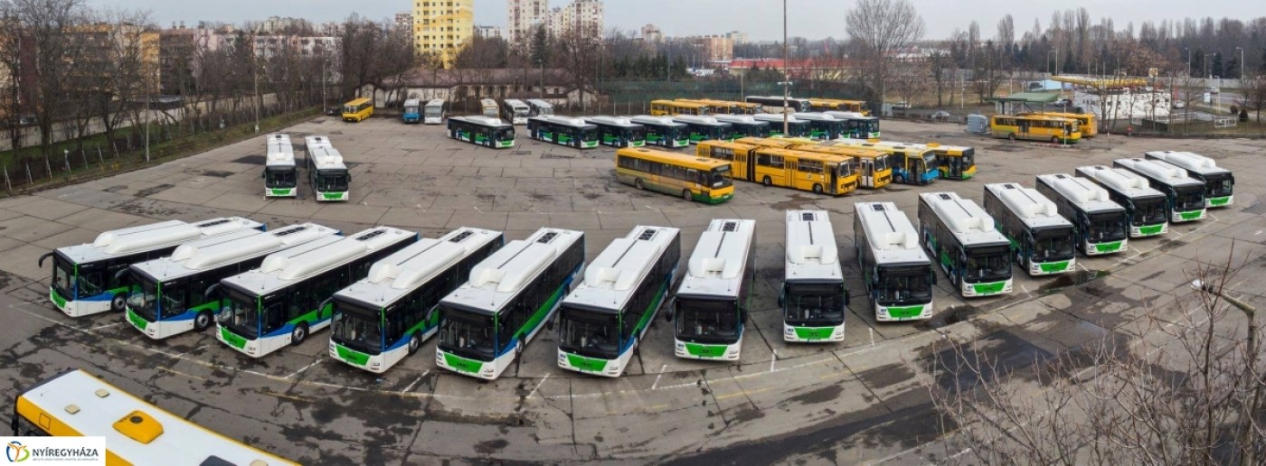 Drónvideó az új buszokról! Hamarosan forgalomba állnak!
