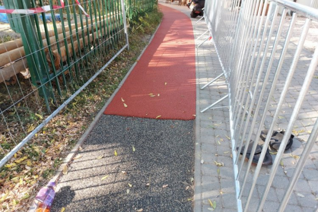 Készül a Sóstói-tó körül a rekortánpálya