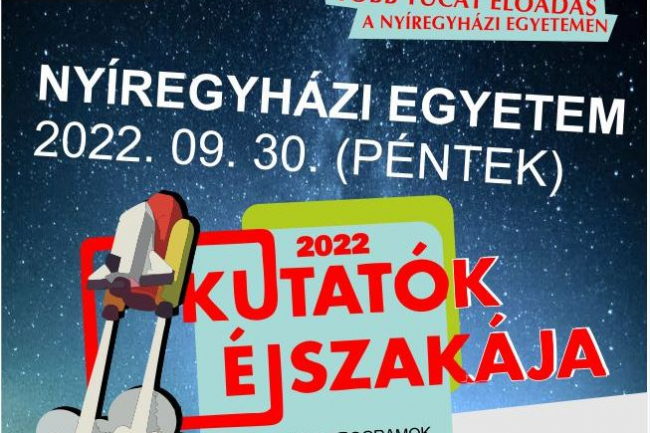 Nyíregyházi Egyetem - Színes programok a Kutatók éjszakáján