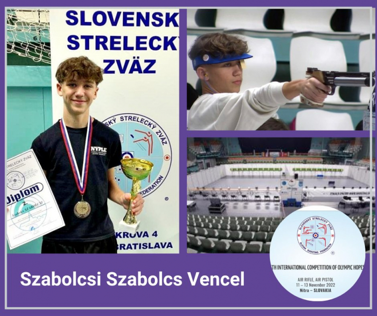 Olimpiai reménységek között a dobogón a vasváris Szabolcsi Szabolcs Vencel