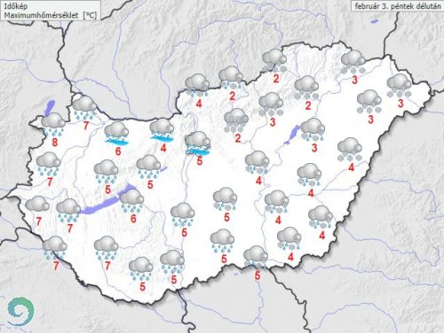 Visszatért a tél, szinte az egész országban havazni fog