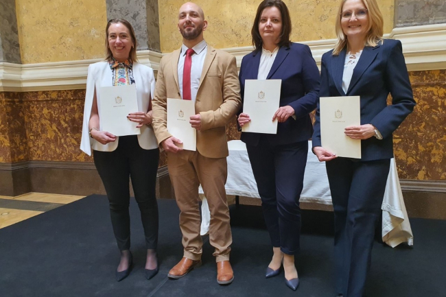 Főiskolai tanári kinevezéseket vettek át