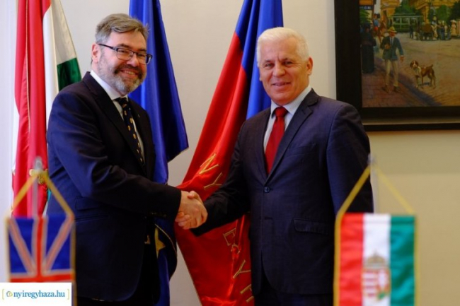 Nyíregyházán járt a brit nagykövet