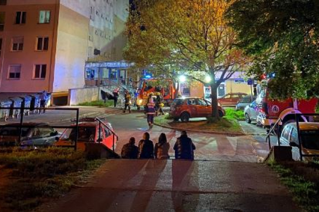 Pincetűz egy nyíregyházi panelházban
