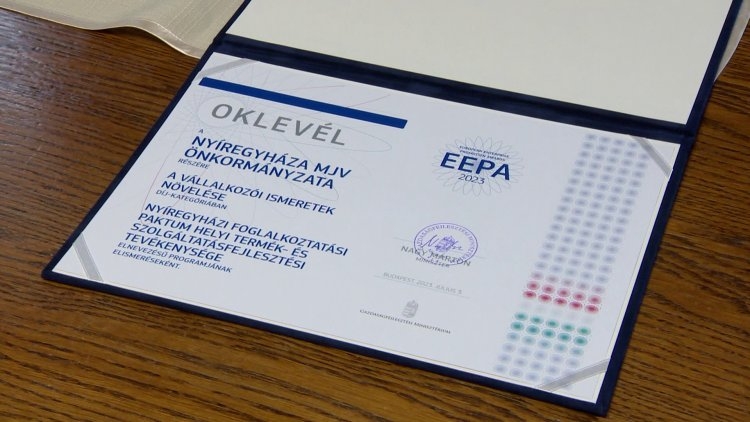 Újabb elismerés Nyíregyházának – Helyi Termék- és Szolgáltatásfejlesztési Díj
