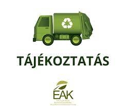  Az ÉAK Nonprofit Kft. tájékoztatása