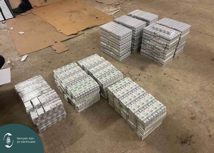 Több mint hétmillió forint értékű csempészett cigarettát foglalt le a magyar-ukrán zöldhatáron a NAV