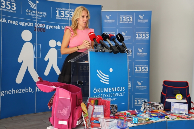 2000 gyermek iskolatáskáját szeretné megtölteni az Ökumenikus Segélyszervezet a becsengetésig