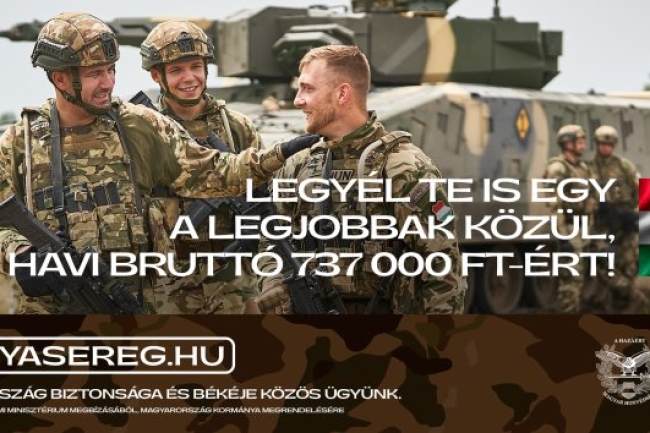 Komoly fizetéssel csábítanak katonának!