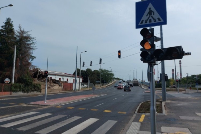 Már működnek a lámpák a Tiszavasvári úton